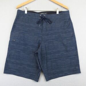 O'Neill Boardshorts Mens 34 Blue Heathered Stretch‎ Swim Surf Beach